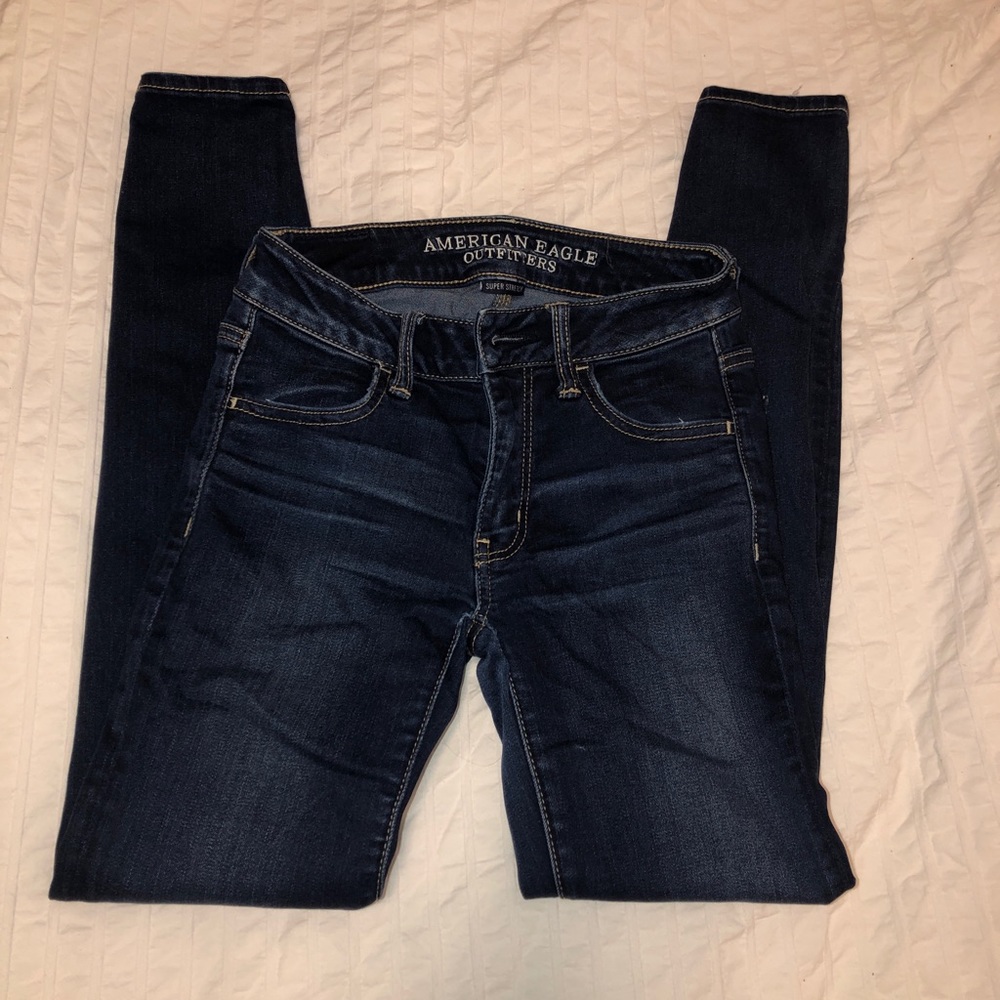 Dark washed jeans